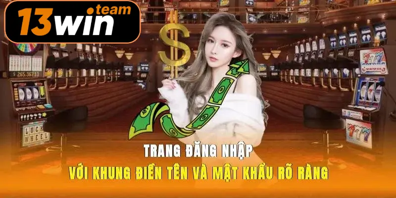 Trang đăng nhập với khung điền tên và mật khẩu rõ ràng